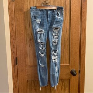 Women’s ripped jeans